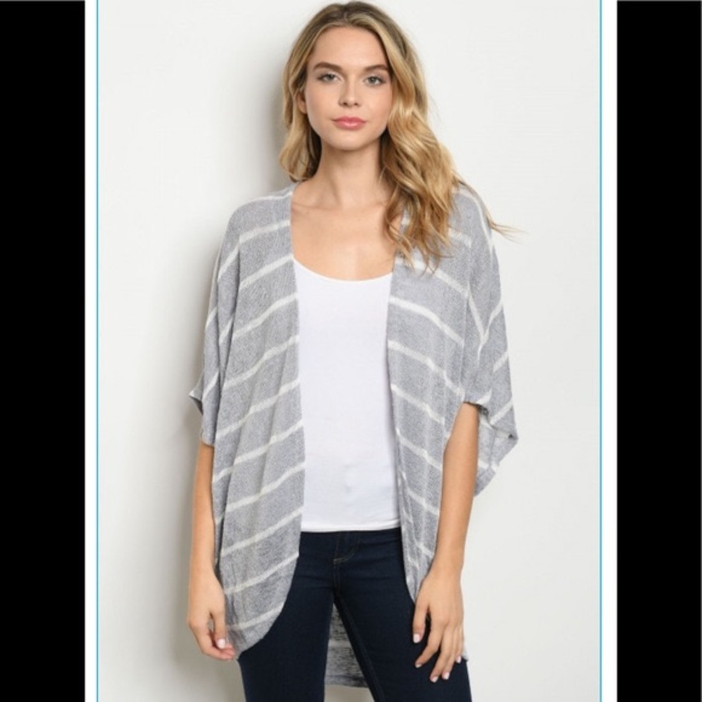🌸🌸 Leightweight Kimono - Grey & White 🌸🌸